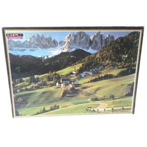 GPC Puzzles Dolomites Italy 500 Piece Jigsaw Puzzle 15" X 21" NEW